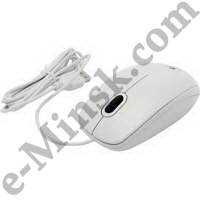  Logitech Optical Mouse B100 White (OEM) USB 3btn+Roll 910-003360