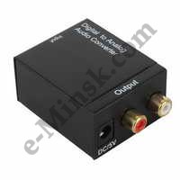  ,    Digital Audio Decoder Orient DAC0202 Digital to Analog Audio Converter (Optical/Coaxial In, 2xRCA Out)