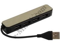Хаб (концентратор) USB 4-портовый Qumo Mirror, КНР