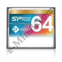 Флеш карта Compact Flash (CF) 64Gb, 64ГБ Silicon Power 600x, КНР