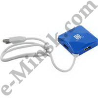 Хаб (концентратор) USB 5bites HB24-202BL 4-port USB2.0 Hub, КНР