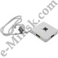 Хаб (концентратор) USB 5bites HB24-202WH 4-port USB2.0 Hub, КНР