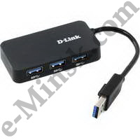 Хаб (концентратор) USB D-Link DUB-1341 4-port USB3.0 Hub, КНР