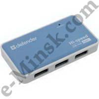 Хаб (концентратор) USB Defender Quadro Power 83503 4-Port USB2.0 HUB, КНР