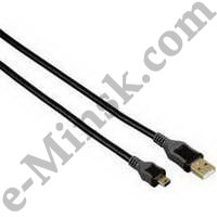  USB2.0 Hama A-miniB (m-m) 1.8m      (H-53734), 