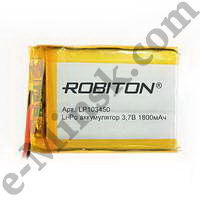  - Li-Po (Li-Ion Pol) ROBITON LP103450 3.7 1800mAh PK1 (1034x50), 