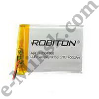  - Li-Po (Li-Ion Pol) ROBITON LP304560 3.7 700mAh PK1 (345x60), 