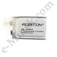  - Li-Po (Li-Ion Pol) ROBITON LP502030UN 3.7 250   PK1 (52030), 