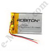 - Li-Po (Li-Ion Pol) ROBITON LP603450 3.7 1100 PK1 (34x506), 