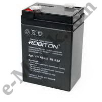 Аккумулятор для ИБП Robiton 6V/4.5Ah VRLA6-4.5, КНР
