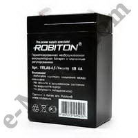 Аккумулятор для ИБП 6V/3.5Ah Robiton VRLA6-4.5-S, КНР
