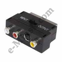   ,   . Scart (In/Out) - S-Video, 3xRCA, 