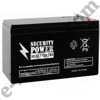    12V/7Ah Security Power SP 12-7, 