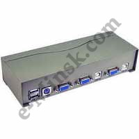  KVM Switch VCOM VDS8004 (2-, USB), 
